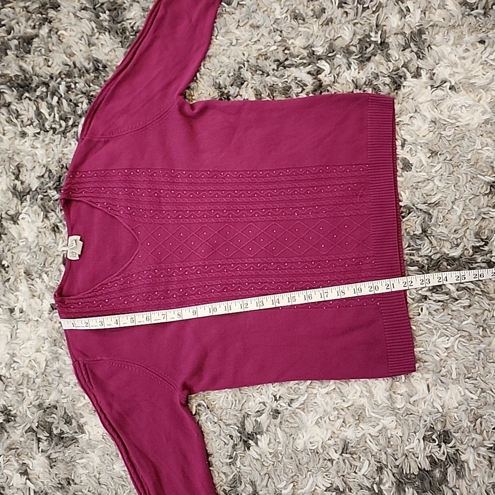 Classic Elements Acrylic Solid Sweaters For Women… - image 5